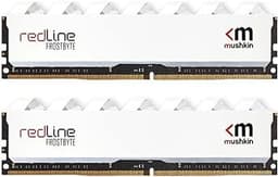 Redline White - DDR4 UDIMM - 16GB (2x8GB) 4133MHz CL-19-288-pin1.4V Desktop Ram - Non-ECC - Dual Channel - FROSTBYTE Heatsink (MRD4U413KOOP8GX2)
