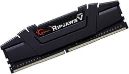 RipjawsV Series DDR4 RAM (XMP) 16GB (1x16GB) 3200MT/s CL16-18-18-38 1.35V Intel AMD Desktop Computer Memory U-DIMM - Black (F4-3200C16S-16GVK)