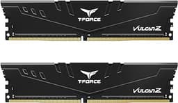 T-Force Vulcan Z DDR4 16GB Kit (2x8GB) 3200MHz (PC4-25600) CL16 Desktop Memory Module Ram Black TLZBD416G3200HC16FDC01