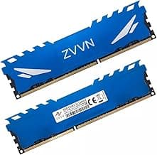 16GB (2 x 8GB) DDR3 2133MHz OC (PC3 17000U) 240Pin DIMM Arbeitsspeicher Computer Desktop Memory Module Ram Upgrade (2133Mhz, Blue)