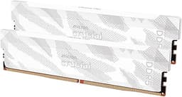 Pro DDR5 RAM 32GB Kit (2x16GB), 6400MHz CL32, Overclocking Desktop Gaming Memory, Intel XMP 3.0 & AMD Expo Compatible, White - CP2K16G64C32U5W