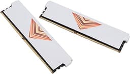 SUNGOOYUE 8GB DDR4 3600MHz Desktop Memory RAM, PC4 28800 C18 1.35V, with Aluminum Alloy Heat Dissipation System, for Desktop PC (White)