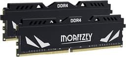 DDR4 RAM Kit 32GB(2x16GB) 3200MHz Desktop RAM PC4-25600 UDIMM Non-ECC Unbuffered 1.35V 288 Pin CL16 Desktop Computer Memory Upgrade Module Support XMP 2.0 Auto Overclocking (Black)