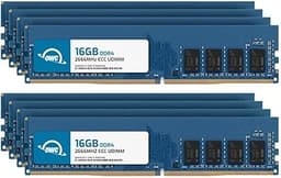 OWC 128GB (8x16GB) DDR4 2666MHz PC4-21300 CL19 2RX8 ECC Unbuffered UDIMM 1.2V 288-pin Workstation Server Memory RAM