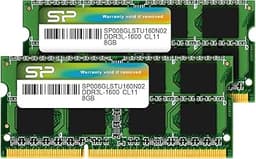 Silicon Power DDR3L 16GB (2x8GB) RAM 1600MHz (PC3 12800) 204 pin CL11 1.35V Non ECC Unbuffered SODIMM Laptop Notebook Memory RAM Module Upgrade