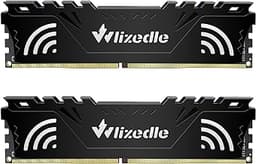 DDR4 3200MHz RAM 32GB Kit (2x16GB) XMP 2.0 CL16 UDIMM, Desktop Memory Module PC4-25600 288-Pin 1.35V Non-ECC Unbuffered PC Computer RAM Stick Upgrade - Black