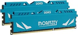 16GB(2x8GB) DDR3 RAM 1600MHz PC3-12800 CL11 Desktop Computer Memory, 240-Pin 1.5V 2Rx8 Dual Rank Non-ECC Unbuffered PC Computer RAM Stick Upgrade - Blue
