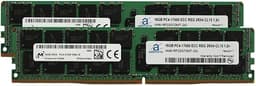 32GB (2x16GB) Server Memory Upgrade Compatible Compatible for Dell Precision 5810 DDR4 2133MHz PC4-17000 ECC Registered Chip 2Rx4 CL15 1.2v DRAM RAM