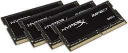 Kingston Technology HyperX Impact 32GB Kit (4x8GB) 2400MHz DDR4 CL15 260-pin SODIMM for Laptop HX424S15IBK4/32