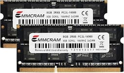 16GB(8GBx2) PC3L-14900S DDR3L Laptop RAM DDR3 1866MHz 1867mhz SODIMM 1.35V Non-ECC Unbuffered 204Pin Notebook Memory