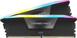 Vengeance RGB DDR5 RAM 64GB (2x32GB) 6000MHz CL40-50-50-96 1.35V Intel XMP 3.0 Computer Memory – Black (CMH64GX5M2D6000C40)