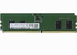 16GB (2x8GB) DDR5 5600MHz PC5-44800 CL46 UDIMM 1Rx16 Single Rank 1.1V Non-ECC DIMM 288-Pin Desktop Computer RAM Memory