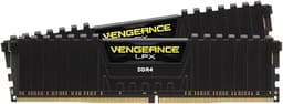 Vengeance LPX DDR4 RAM 16GB (2x8GB) 3200MHz CL16-18-18-36 1.35V Intel AMD Desktop Computer Memory - Black (CMK16GX4M2B3200C16)
