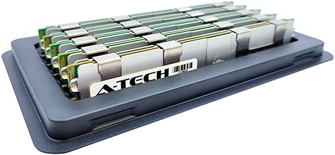 A-Tech 256GB Kit (8x32GB) RAM for Dell PowerEdge C6220, M520, M620, R420, R420xr, R520, R720, R720xd, R920, T420, T620 | DDR3 1600MHz PC3-12800 ECC LRDIMM 4Rx4 1.35V Load Reduced Server Memory Upgrade