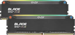 OLOy DDR4 RAM 16GB (2x8GB) Black Hairline Blade RGB 2666 MHz CL19 1.2V 288-Pin Desktop UDIMM (MD4U0826190BRKDA)