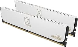 TEAMGROUP T-Create Expert Overclocking 10L DDR5 32GB Kit (2 x 16GB) 5600MHz (PC5-44800) CL38-46-46-76 Intel XMP 3.0 & AMD Expo Compatible Desktop Memory Module Ram White - CTCWD532G5600HC38GDC01