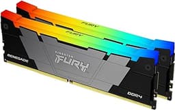 Fury Renegade RGB 16GB 3200MT/s DDR4 CL16 DIMM (Kit of 2) Desktop Gaming Memory - KF432C16RB2AK2/16