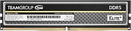 TEAMGROUP Elite Plus DDR5 16GB 6000MHz PC5-48000 CL48 Unbuffered Non-ECC 1.1V UDIMM 288 Pin Desktop Memory Module Ram (Black) - TPBD516G6000HC4801