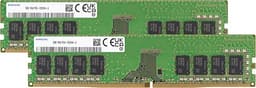 Samsung 16GB (2x8GB) DDR4 3200MHz PC4-25600 (PC4-3200AA) CL22 UDIMM 1Rx8 Single Rank 1.2V Non-ECC DIMM 288-Pin Desktop PC RAM Memory