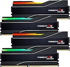 Trident Z5 Neo RGB Series DDR5 RAM (AMD EXPO) 256GB (4x64GB) 6000MT/s CL36-44-44-96 1.25V Desktop Computer Memory U-DIMM - Matte Black (F5-6000J3644D64GX4-TZ5NR)