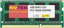 4GB (1X4GB) DDR3 1333MHZ PC3-10600 SODIMM 2Rx8 1.5V 204-PIN Non-ECC Laptop PC Computer Memory