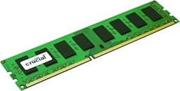 Crucial 4GB Single DDR3 1600 MT/s (PC3-12800) CL11 Unbuffered ECC UDIMM 240-Pin 1.35V/1.5V Server Memory CT51272BD160B