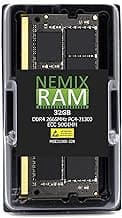 32GB (1X32GB) DDR4 2666MHZ PC4-21300 2Rx8 1.2V CL19 260-PIN ECC SODIMM Compatible with QNAP RAM-32GDR4ECP0-SO-2666 ECC Unbuffered Memory