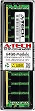 A-Tech 64GB RAM for Dell Precision 7920 Tower | DDR4 2666 LRDIMM Server Memory Replacement for SNP4JMGMC/64G SNP4JMGMC/64VXR SNP4JMGMDG/64G A9781930 A9810564 A9810569 A9816030 AB003151 4JMGM 04JMGM V2