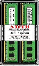 A-Tech 16GB (2x8GB) RAM for Dell Inspiron 3647, 3847 | DDR3 1600MHz DIMM PC3-12800 240-Pin Non-ECC UDIMM Desktop Max Memory Upgrade Kit