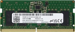 Mic(Micron) Original 8GB (1x8GB) DDR5 5600MHz PC5-44800 SODIMM Unbuffered Non-ECC 1Rx16 CL46 1.1v MTC4C10163S1SC56BD1 Notebook Laptop RAM Memory Module Upgrade Adamanta