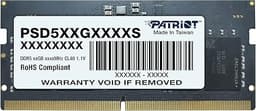 Patriot Memory Signature Line Series DDR5 16GB (1 x 16GB) 4800MHz SODIMM Single - PSD516G480081S