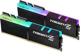 G.SKILL Trident Z RGB Series DDR4 RAM (XMP) 64GB (2x32GB) 3200MT/s CL16-18-18-38 1.35V Intel AMD Desktop Computer Memory U-DIMM (F4-3200C16D-64GTZR)