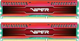 8GB(2x4GB) Viper III DDR3 1866MHz (PC3 15000) CL9 Desktop Memory With Low Profile Red Heatsink - PVL38G186C9KR