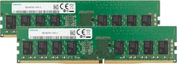 Samsung 16GB (2x8GB) DDR4 2133MHz PC4-17000 (PC4-2133P) CL15 UDIMM 1Rx8 Single Rank 1.2V Non-ECC DIMM 288-Pin Desktop PC RAM Memory