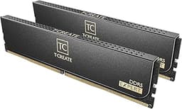 TEAMGROUP T-Create Expert Overclocking 10L CL28 DDR5 32GB Kit (2 x 16GB) 6000MHz (PC5-48000) Intel XMP 3.0 & AMD Expo Compatible Desktop Memory Module Ram Black - CTCED532G6000HC28ADC01