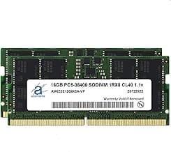 32GB (2x16GB) Compatible with Corsair Voyager a1600 DDR5 4800MHz PC5-38400 SODIMM 1Rx8 CL40 1.1v 262 Pin Laptop Notebook Memory Module Upgrade RAM