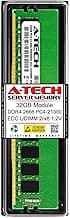 A-Tech 32GB Replacement for Samsung M391A4G43MB1-CTD - DDR4 2666MHz PC4-21300 ECC UNBUFFERED UDIMM 2rx8 1.2v - Single Server Memory Ram Stick