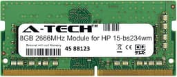 A-Tech 8GB Module for HP 15-bs234wm Laptop & Notebook Compatible DDR4 2666Mhz Memory Ram (ATMS380920A25978X1)