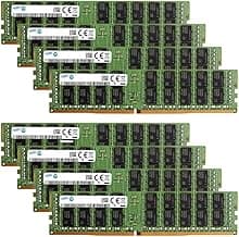 Samsung Memory Bundle with 256GB (8 x 32GB) DDR4 PC4-21300 2666MHz RDIMM (8 x M393A4K40CB2-CTD) Registered Server Memory