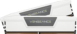 CORSAIR Vengeance DDR5 RAM 32GB (2x16GB) 6000MHz CL36 Intel XMP iCUE Compatible Computer Memory - White (CMK32GX5M2E6000C36W)