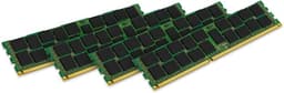 Kingston Technology ValueRAM 32GB Kit (4x8GB Modules) 1600MHz DDR3 PC3-12800 ECC Reg CL11 DIMM DR x4 Server and Motherboard Memory KVR16R11D4K4/32