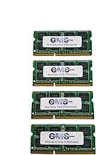 CMS 32GB (4X8GB) DDR3 10600 1333MHZ Non ECC SODIMM Memory Ram Upgrade Compatible with Lenovo® Thinkpad W520 Quad Core 4270 4276, 4282, 4284 - C12