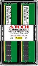 A-Tech 96GB Kit (2x48GB) RAM for Acer Veriton 2000 VX2720G Desktop PC | DDR5 5600MHz PC5-44800 DIMM 2Rx8 1.1V 288-Pin Non-ECC UDIMM Memory Upgrade