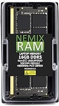 16GB 1X16GB DDR5 4800MHZ PC5-38400 1.1V CL40 262-PIN Non-ECC SODIMM NEMIX RAM Compatible with UGREEN NASync DXP2800 and DXP4800 NAS Storage Systems