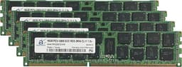 64GB (4x16GB) Server Memory Upgrade for Dell PowerEdge C6145 DDR3 1600Mhz PC3-12800 ECC Registered 2Rx4 CL11 1.5v