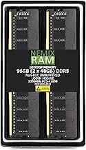 96GB 2X48GB DDR5 5200MHZ PC5-41600 2Rx8 1.1V CL44 288-PIN Non-ECC Unbuffered UDIMM NEMIX RAM Desktop PC Memory KIT
