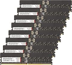V-Color DDR5 256GB (32GBx8) 5600MHz CL36 Overclocking R-DIMM 4Gx4 1Rx4 1.25V ECC Registered DIMM Memory for W790 Workstation (Intel XMP) (TR532G56S436O)