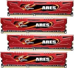 G.SKILL Ares Series 32GB (4 x 8GB) 240-Pin DDR3 SDRAM 2133 (PC3 17000) Desktop Memory Model F3-2133C11Q-32GAR