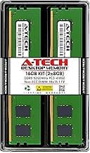 A-Tech 16GB Kit (2x8GB) DDR5 5200MHz PC5-41600 CL42 UDIMM 1Rx16 Single Rank 1.1V Non-ECC Unbuffered DIMM 288-Pin Desktop PC/Computer RAM Memory Upgrade Modules
