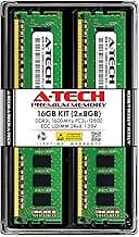A-Tech Server 16GB Kit (2 x 8GB) 2Rx8 PC3L-12800E DDR3 1600MHz ECC Unbuffered UDIMM 240-Pin Dual Rank DIMM 1.35V Workstation Server Memory RAM Upgrade Stick Modules (A-Tech Enterprise Series)